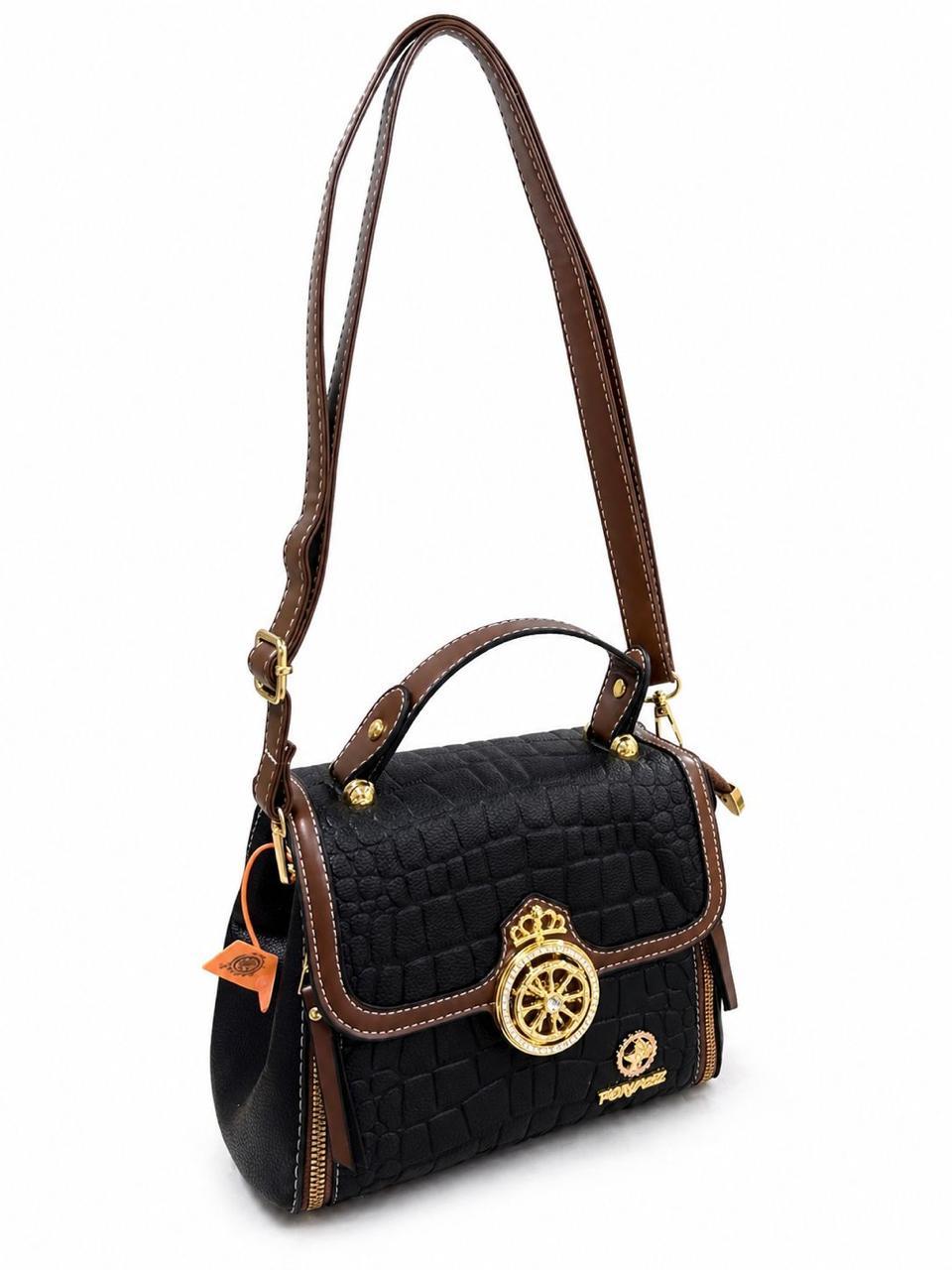 Royal Orbit Luxe Sling Bag (Black)