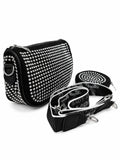 Midnight Spark Studded Sling Bag