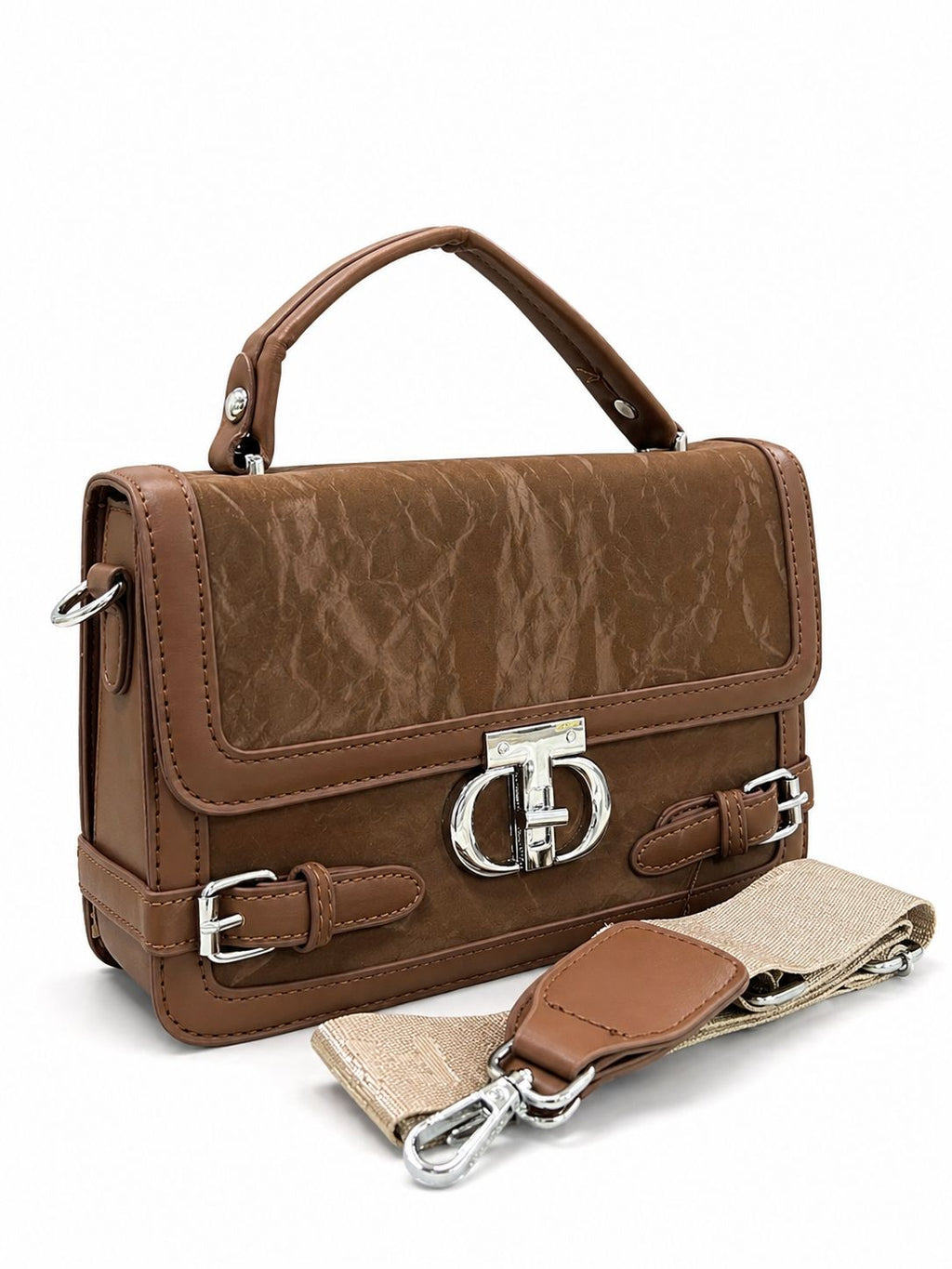 Vintage Royale Satchel Bag (Brown)