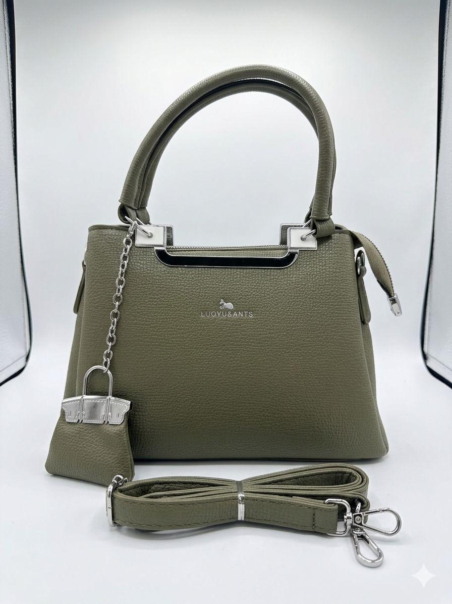 Ruby Elegance Hand Bag (Green)