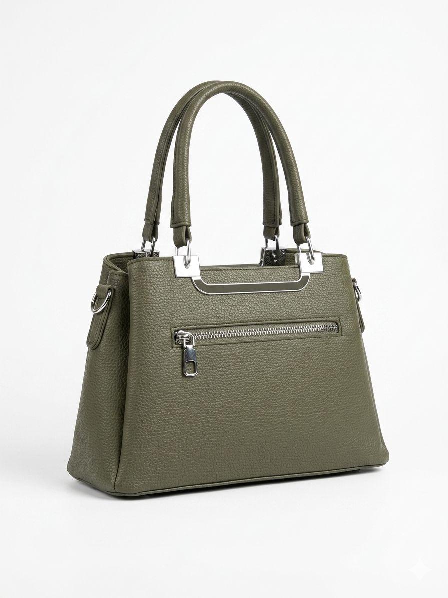 Ruby Elegance Hand Bag (Green)
