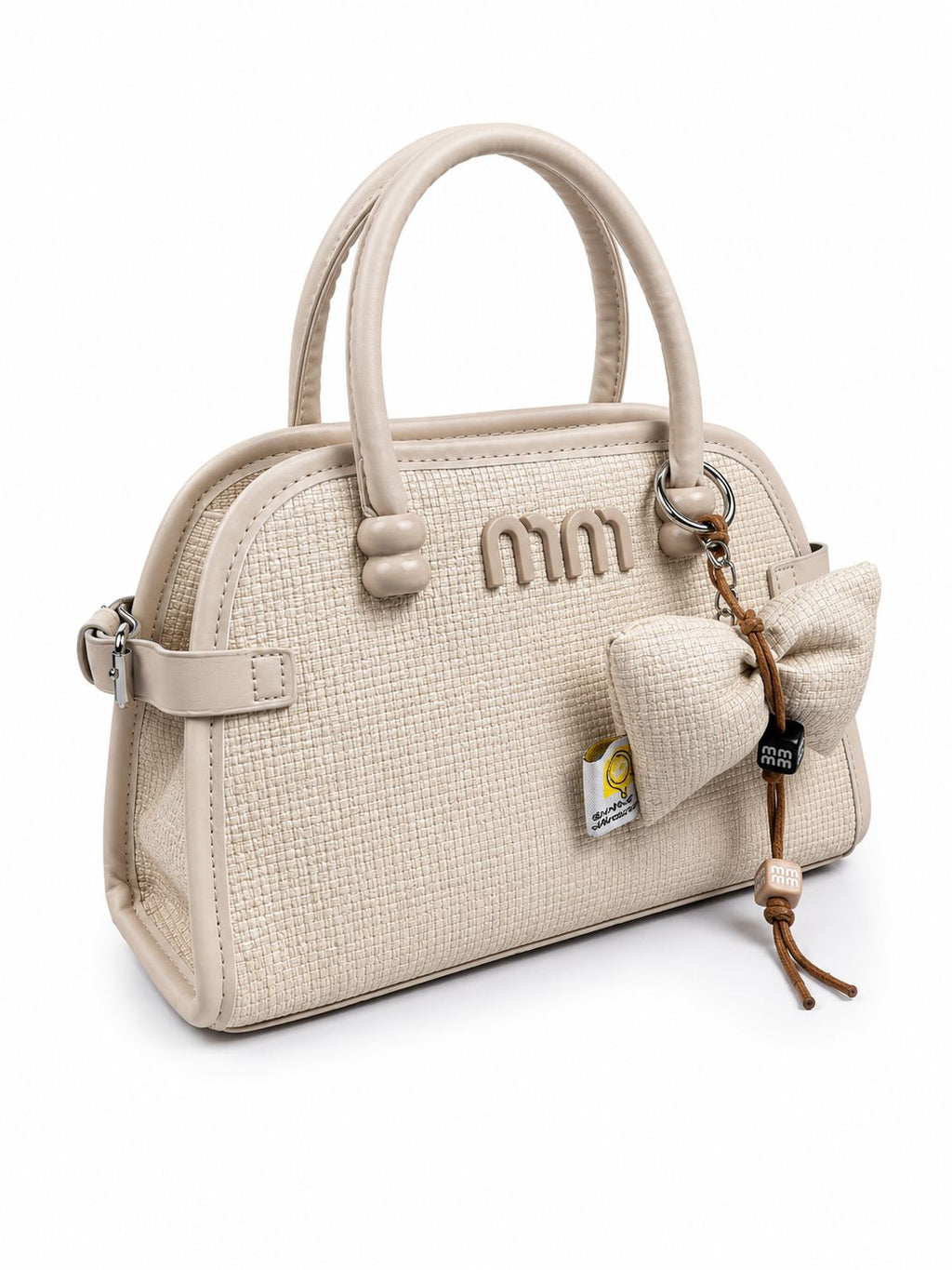 The Willow Charm Bag (Beige)