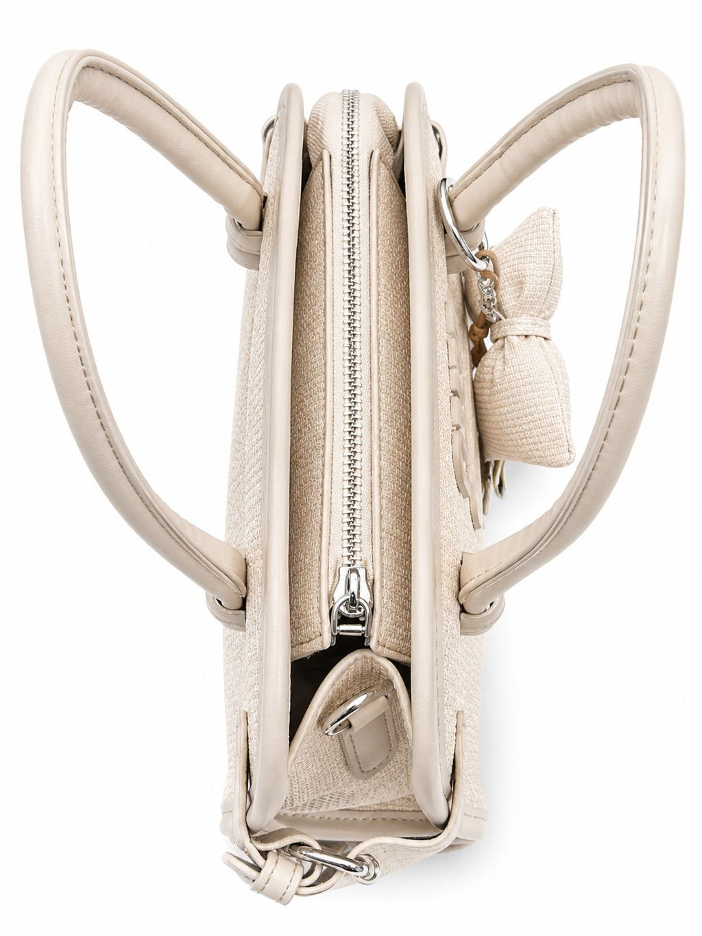 The Willow Charm Bag (Beige)