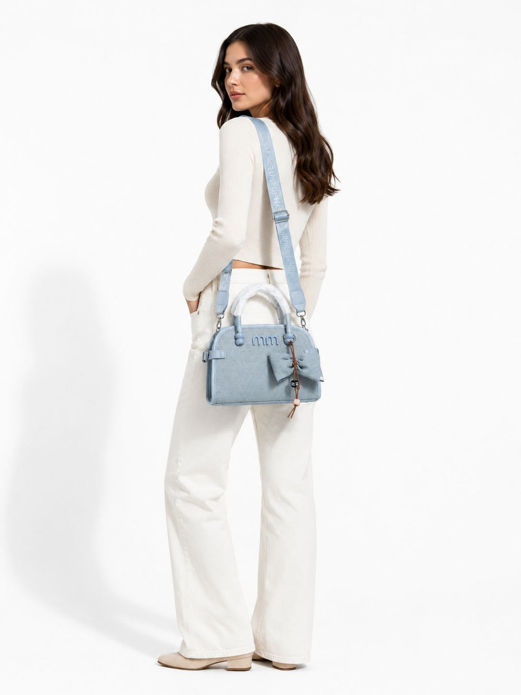 The Willow Charm Bag (Blue)