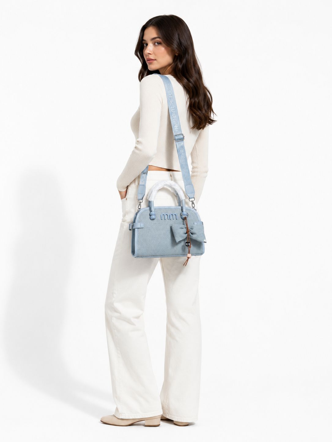 The Willow Charm Bag (Blue)