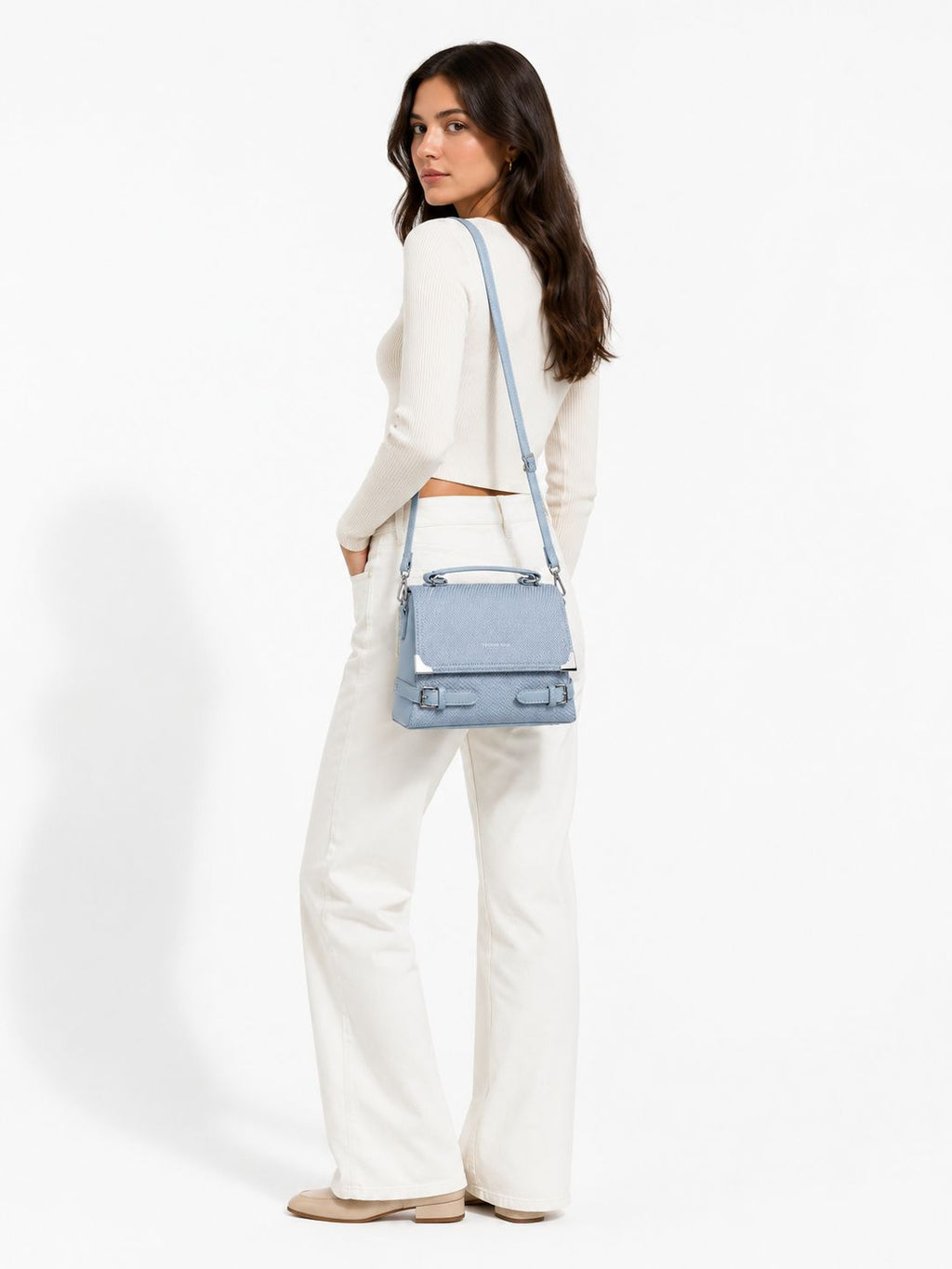 Mist Luxe Sling Bag (Blue)